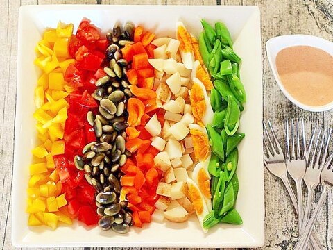 豆屋おすすめ!くらかけ豆のコブサラダ